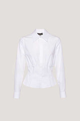 LECCO BUSTIER COTTON BLOUSE