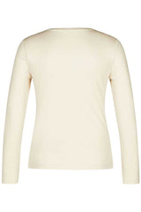 IVORY V-NECK T-SHIRT