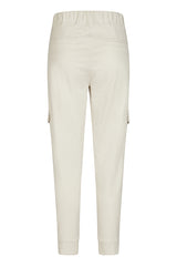 OFF WHITE STRAIGHT CARGO TROUSERS
