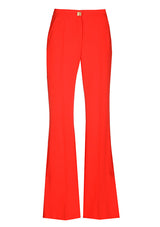 RED BOOTCUT SUIT TROUSERS