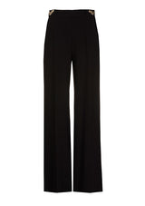 BUTTERFLY DETAIL STRAIGHT-FIT TROUSERS