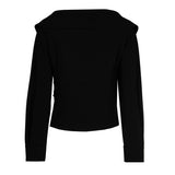 DEEP CLEAVAGE FITTED TOP