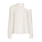 CUT-OUT SHOULDER BLOUSE