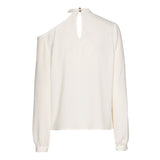 CUT-OUT SHOULDER BLOUSE