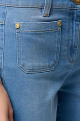ALCALINO CROPPED FLARED JEANS