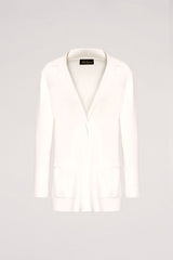 CASCATA A CREAM LAPEL CARDIGAN