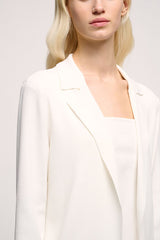 CASCATA A CREAM LAPEL CARDIGAN