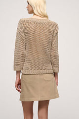 CAVOLFIORE PERFORATED PULLOVER