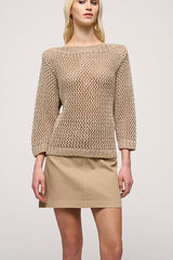 CAVOLFIORE PERFORATED PULLOVER