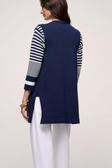 CURVATURA BLUE LONG VEST