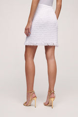 CUOCA FRINGED HEM WOVEN SKIRT