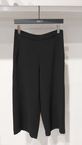 WIDE FIT CROPPED TROUSERS