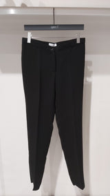STRAIGHT CUT COTON TROUSERS