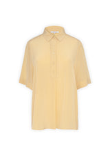 NADEGE SHORT SLEEVE SILK SHIRT