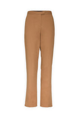 MARZIA STRAIGHT-LEG STRETCH COTTON PANTS