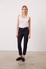 ELIOR DENIM STYLE STRETCH COTTON TROUSERS