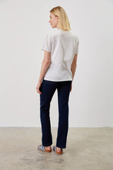 AENOR FLOWER PATTERN COTTON T-SHIRT