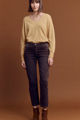 PALON THIN-RIBBED VELVET TROUSERS