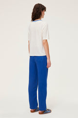 MARCELLA CROCHET COLLAR T-SHIRT