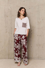 KATHARINA CROCHET POCKET T-SHIRT