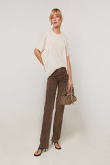 BEIGE OVERSIZED T-SHIRT