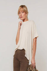 BEIGE OVERSIZED T-SHIRT