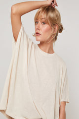 BEIGE OVERSIZED T-SHIRT