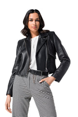 SHORT LEATHER PERFECTO JACKET