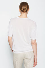 LUREX CRUDE V-NECK SWEATER