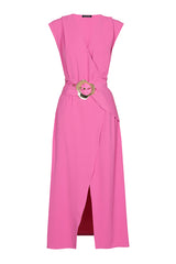 FAUX CACHE COEUR DRESS