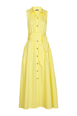 SLEEVELESS MIDI DRESS