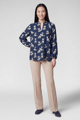 DOG PRINT BLOUSE