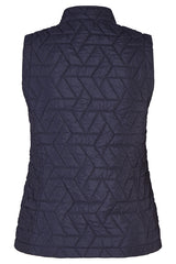 NAVY ZIPPED VEST