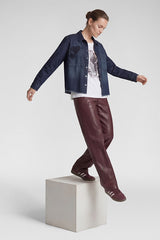 HEART EMBROIDERY DENIM JACKET