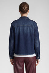 HEART EMBROIDERY DENIM JACKET
