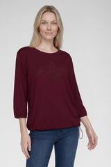 DECORATIVE EMBROIDERY T-SHIRT
