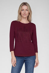 STONE MOTIF SHIRT