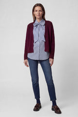 SHAWL COLLAR OPEN CARDIGAN