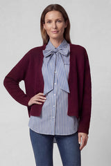 SHAWL COLLAR OPEN CARDIGAN