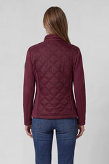 MATERIAL MIX QUILTED JACKET