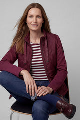 MATERIAL MIX QUILTED JACKET