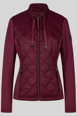 MATERIAL MIX QUILTED JACKET