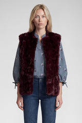 SLEEVELESS FAKE FUR VEST