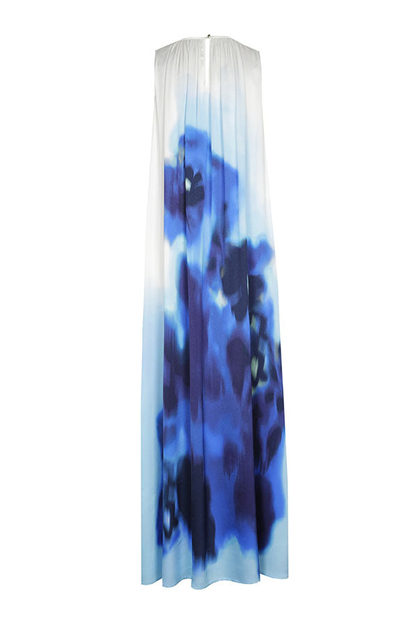 FLORAL PRINT LOOSE MAXI DRESS