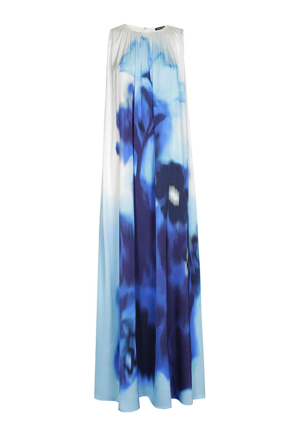 FLORAL PRINT LOOSE MAXI DRESS