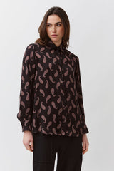 BLACK CLASSIC PRINTED SHIRT