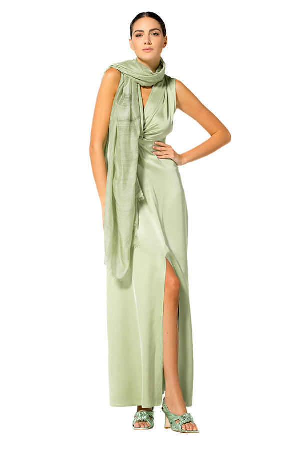 ALOE GREEN MAXI DRESS