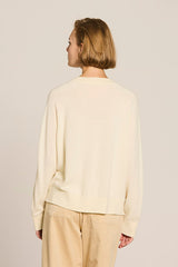 IVORY WOOL SWEATER