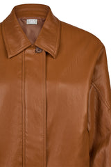 LEATHER LOOK SHORT JACKET