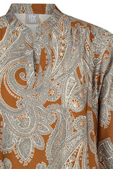 PAISLEY PATTERN BLOUSE